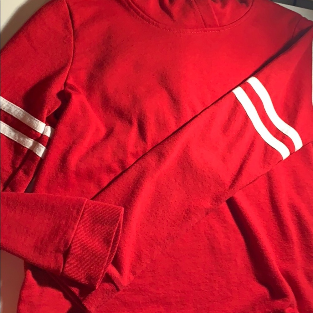 Modern red hoodie